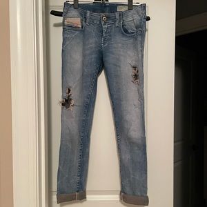 Diesel Industry washed blue jeans